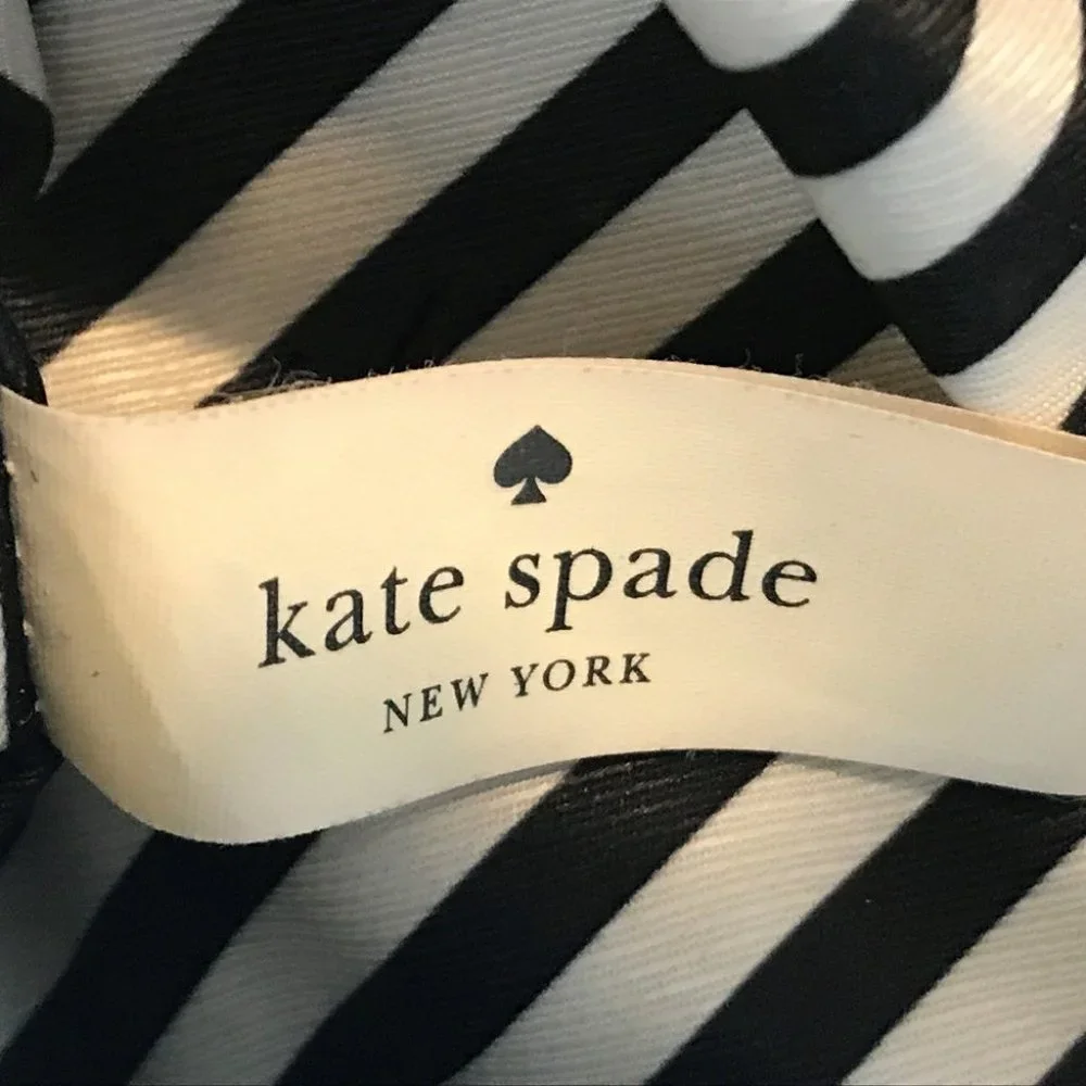 Kate Spade Hampton Road Large Black Leather Tote Bag Handbag